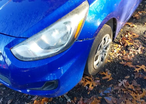 2012 Hyundai Accent Gs из США, поврежденный, VIN KMHCT5AE2CU048331